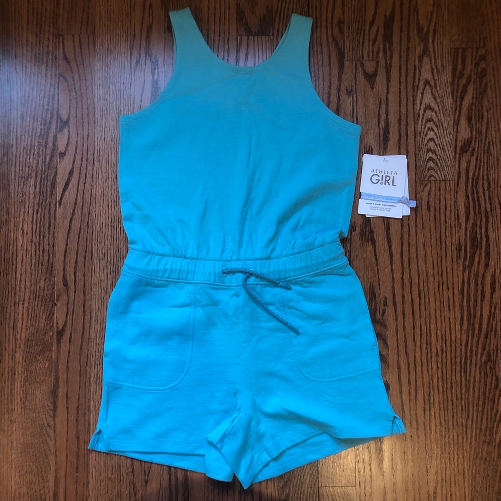 NEW Athleta Girl Havin a Great Time Romper 12 - Picture 2 of 10